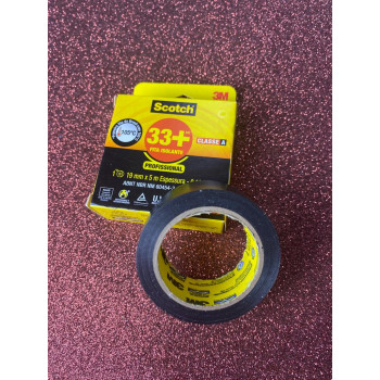 Fita Isolante 5m x 19mm 33+ Profissional - Scotch