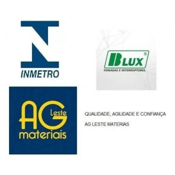 Kit 20 Tomadas 20a + 5 Interruptores simples Modular Casa Completa - (HOME BRANCA)