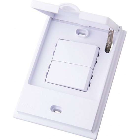 Conjunto Interruptor Duplo Paralelo - Linha B.L'acqua