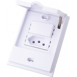 Conjunto Interruptor Simples + Tomada 10A  - Linha B.L'acqua