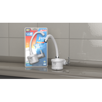 Torneira Elétrica 4T Plus Branca c/ Cromado – 127V/4800W - Enerbras Torneira Elétrica 4T Plus Branca c/ Cromado – 127V/4800W - Enerbras