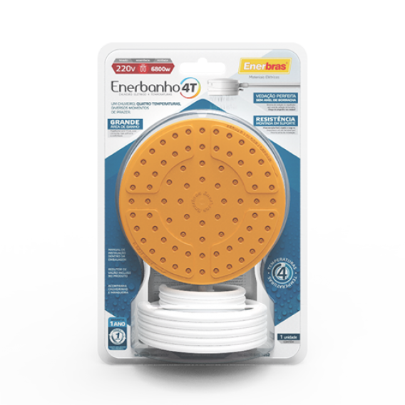 Enerbanho 4T Laranja - 220V / 6800W - Enerbras