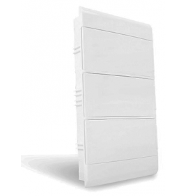 Quadro Ouro Box 36 Módulo DIN Embutir - STECK