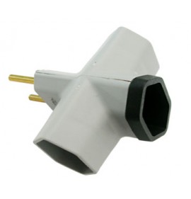 Plug adaptador 2P Multiplicador