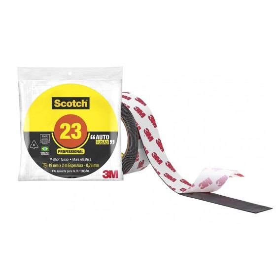 Fita Isolante para Auto Fusão 5m x 19mm 23 Profissional  - Scotch